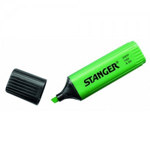 Teksto žymeklis "Stanger" 1-5mm žalias